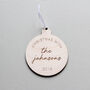 Personalised Family Christmas Tree Decoration, thumbnail 3 of 3