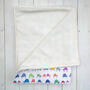 Colourful Tortoises Fleece Blanket, thumbnail 2 of 3