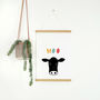 Cow Moo Print, Baby's Birthday Or Christening Gift, thumbnail 2 of 7