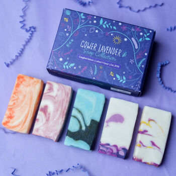 Handmade Gift Set: Lavender Soap Collection, 3 of 5
