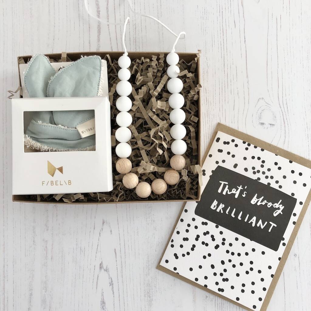 Mother And Baby Scandi Gift Box With Card, 1 of 7