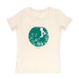 Organic Womens Wild Swimming T Shirt, thumbnail 1 of 3