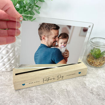 Personalised 'Our First…' Wooden Base 6x4' Photo Frame, 5 of 11