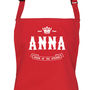 Personalised 'Queen Of The Kitchen/Garden' Apron, thumbnail 7 of 12