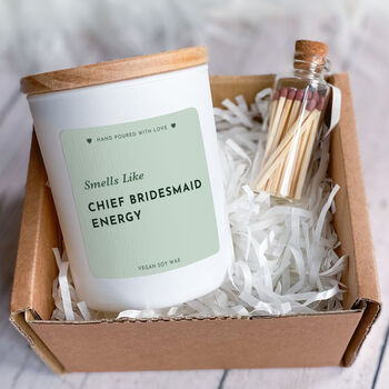 Chief Bridesmaid Energy Soy Wax Candle, 2 of 6