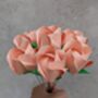 Pastel Origami Paper Roses Bouquet, thumbnail 5 of 11