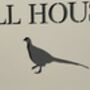 Personalised Pheasant Design House Acrylic Number Sign, thumbnail 2 of 5