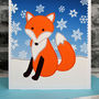 'Fox' Personalised Childrens Christmas Card, thumbnail 2 of 3