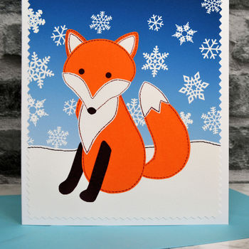 'Fox' Personalised Childrens Christmas Card, 2 of 3