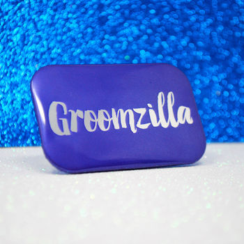 Groomzilla Stag Do Party Badge, 3 of 8