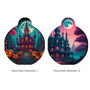 Personalised Haunted Mansion Dog ID Tag Halloween, thumbnail 9 of 11