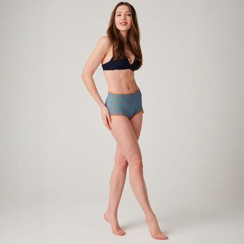 Women's 'Boom Bloom!' Four Pack Bamboo Full Briefs, 9 of 12