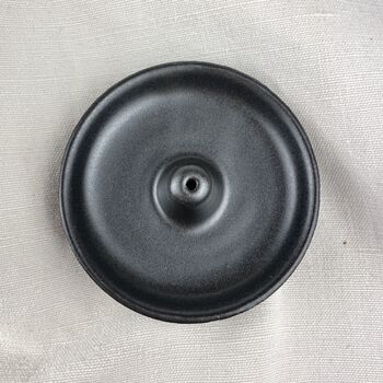 Fair Trade Stoneware Ceramic Round Incense Stick Holder, 8 of 12