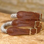 Natural British Wool Rope And Leather Dog Collar, thumbnail 2 of 7