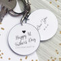 Personalised First Fathers Day Keyring, thumbnail 1 of 2