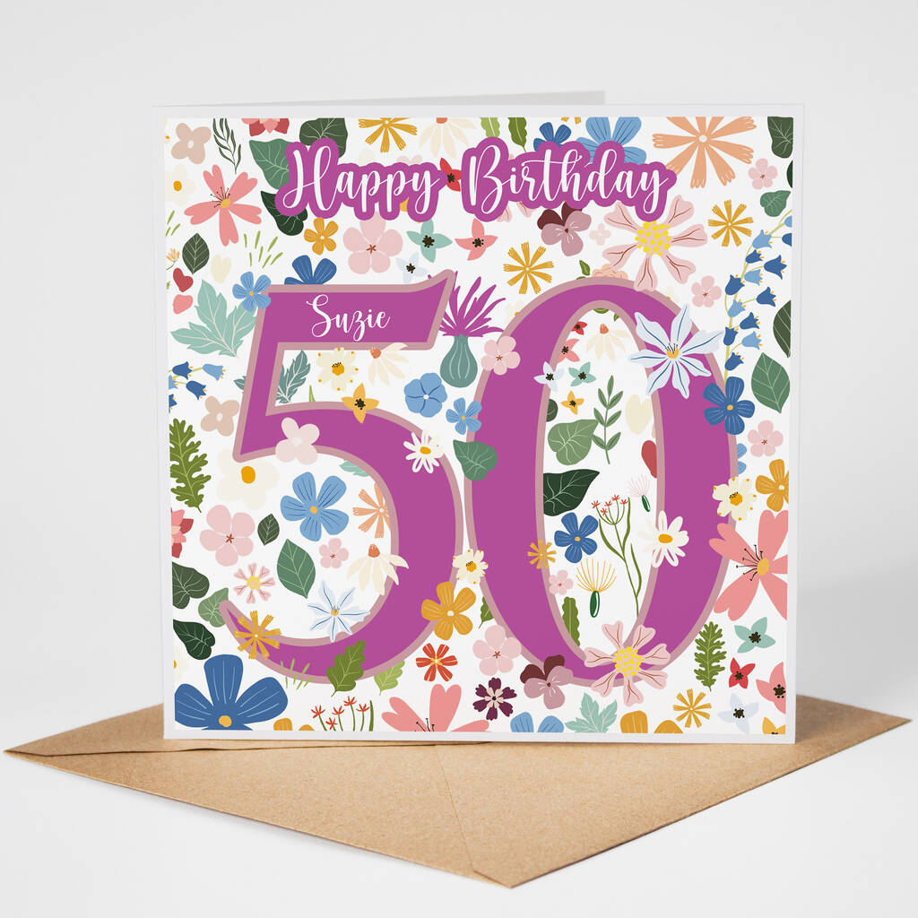 Personalised 50th Birthday Card | Born In 1975 Facts - Foto 4