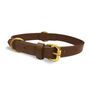 Handmade Buffalo Leather Dog Collar In Two Colours, thumbnail 3 of 6