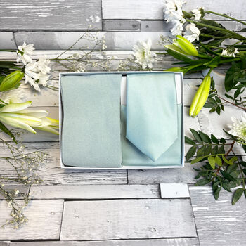 Seagrass Wedding Tie Set, 12 of 12