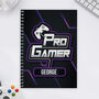 Personalised Pro Gamer Notebook For Friends, thumbnail 1 of 3