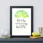 'Let The Evening Be Gin' Original Painting, thumbnail 2 of 12