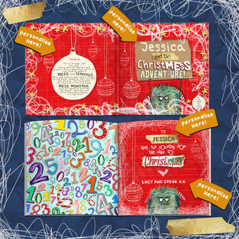 Personalised 'Christmess Adventure' Advent Book, 3 of 12
