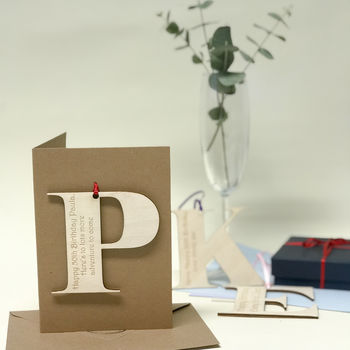 Personalised Initial Letter Birthday Cards, 3 of 12