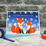 'Foxes' Personalised Christmas Card From Children, thumbnail 2 of 4