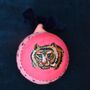 Hand Painted Ceramic Tiger Bauble, thumbnail 7 of 10