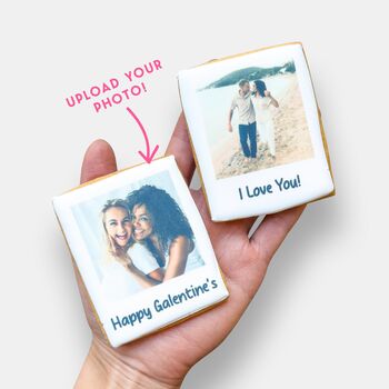 Personalised Valentine's Day Photo Iced Cookies Letterbox, 3 of 11
