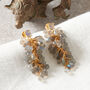 Grey Labradorite Grape Style Stud Earrings, thumbnail 2 of 11