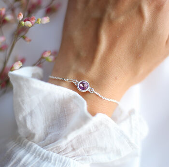 21st Birthday Bracelet For Her – Birthstone Jewellery Gifts, 2 of 8