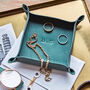 Personalised Italian Leather Tidy Tray, thumbnail 1 of 5