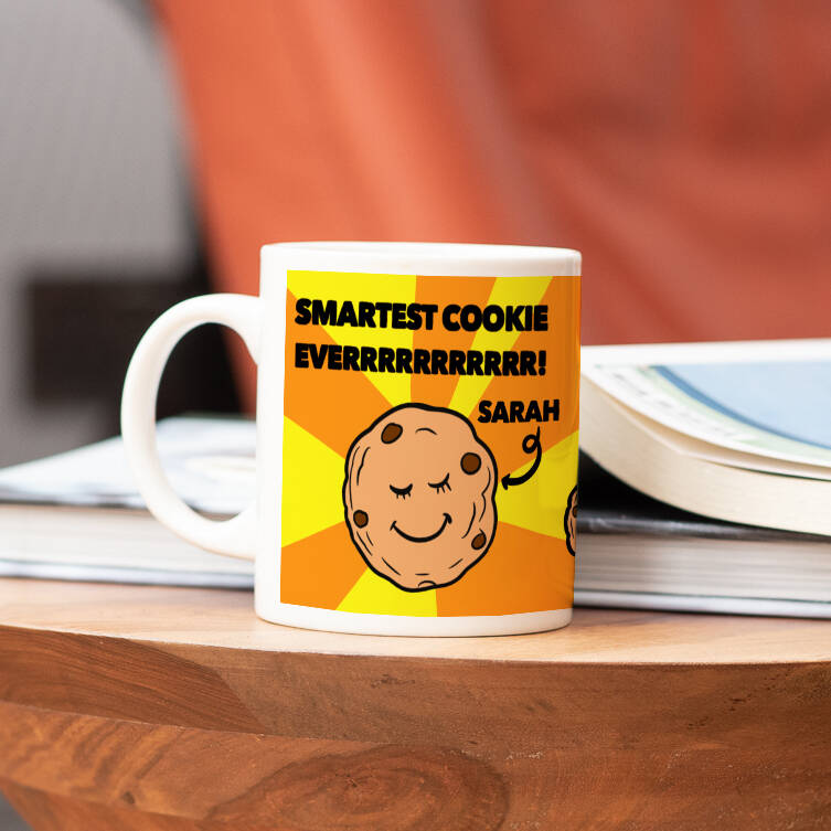Personalised Smartest Cookie Mug, 1 of 2