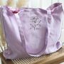 Personalised Birthday Flower Tote Bag Gift For Her, thumbnail 6 of 7