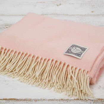 Personalised Pastel Merino Wool Throw Collection, 7 of 12