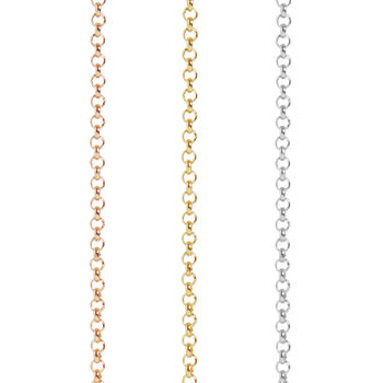Belcher Chain Necklace Silver Or 18ct Gold, 5 of 6