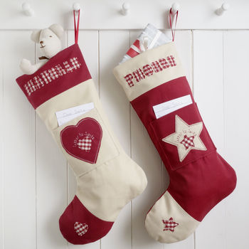 Personalised Letter To Santa Christmas Stocking, 2 of 12