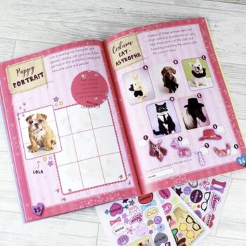 Personalised Animals Activity Book With Stickers, 7 of 10