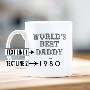 Father's Day Personalised Mug, Photo, 3 of 9