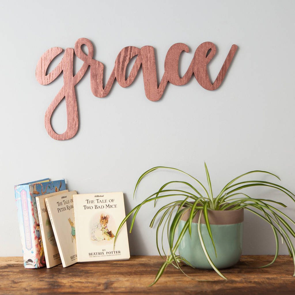 Personalised Children's Name Wall Art