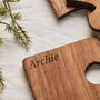 Personalised Wooden Gift Set Of Four Walnut Coasters, thumbnail 4 of 6