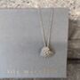 Silver Heart Necklace : Lychee Love, thumbnail 3 of 9