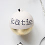 Personalised Ceramic Christmas Baubles, thumbnail 4 of 7