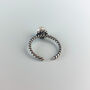Sterling Silver Pearl Adjustable Ring, thumbnail 4 of 5