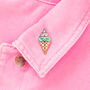 Origami Ice Cream Enamel Pin, thumbnail 4 of 5