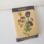 Fabric Flower Seed Packet Decorative Bunting, thumbnail 4 of 8