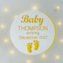Personalised Pregnancy Announcement Reveal Plaque, thumbnail 7 of 9