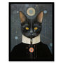 Interplanetary Cat King Futuristic Wall Art Print, thumbnail 5 of 6