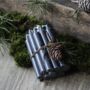 Slim Tapered Charcoal One 24 Advent Candles, thumbnail 1 of 2