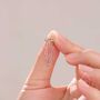 Sterling Silver Heart Chain Stud Earrings, thumbnail 5 of 10